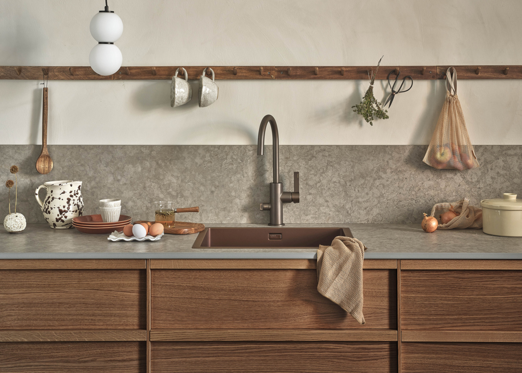 Kitchen Run Grey Brushed Bricmate